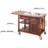 双炉煮餐车（美国红桃饰面）