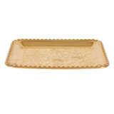 金器龍鳳花珠边毛巾碟