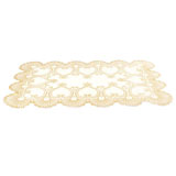 雅特 烫金长方形餐垫（大花边）