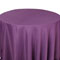 禾信（布草）H28-7 紫色贵棉圆形台布
